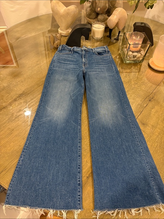 Mother Denim Denim - MOTHER DENIM HUSTLER ROLLER HEEL FRAY, size 31, wash PERFECT DRUG.